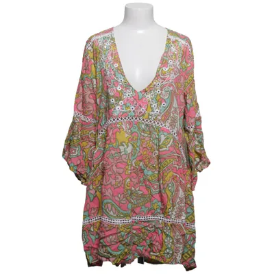Robe (Rose, Vert, Jaune, Multicolore) de Miss June Coton