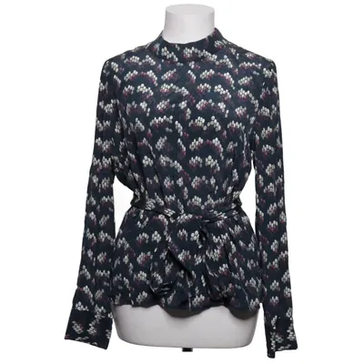 Blouse lavallière (Noir, Multicolore) de Marville Road Élasthane, Soie