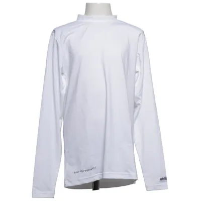 T-shirt à manches longues (Blanc) de Uhlsport Élasthane, Polyester