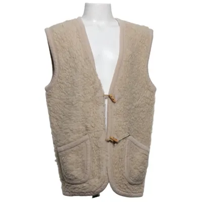 Outer vest (Beige) from Alwero Wool