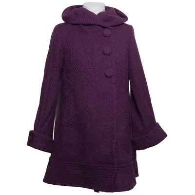 Coat (Purple) from Sara Kelly by Ellos Acrylic, Polyamide, Polyester, Viscose, Wool