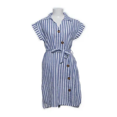 Shirt dress (Blue, White) from Qed London Cotton, Polyester