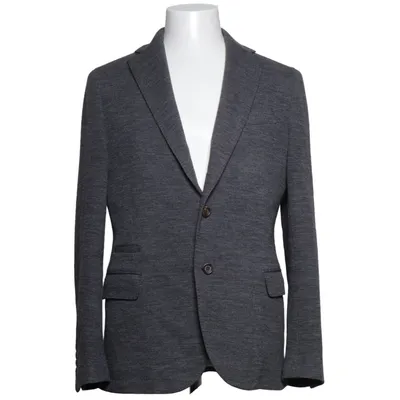 Blazer (Gray) from Eleventy Acetate, Polyester, Wool