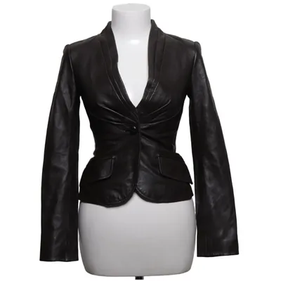 Leather blazer (Cedric Leather Blazer) from Vero Moda Classic Leather, Polyester, Viscose