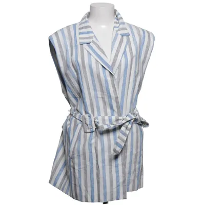 Gilet (Bleu, Gris, Blanc) de JCL Coton, Lin, Polyester