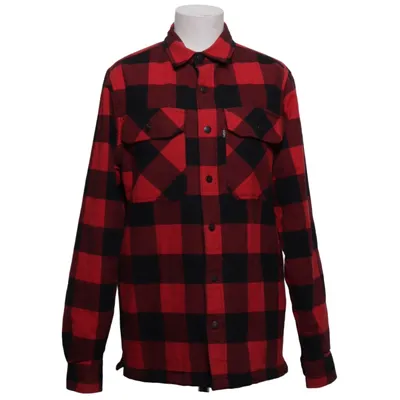 Chemise en flanelle (Rouge, Noir) de Tuxer Coton, Polyester