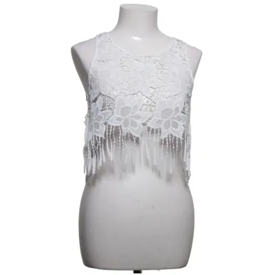 Crop top (Blanc) de H&M Coachella