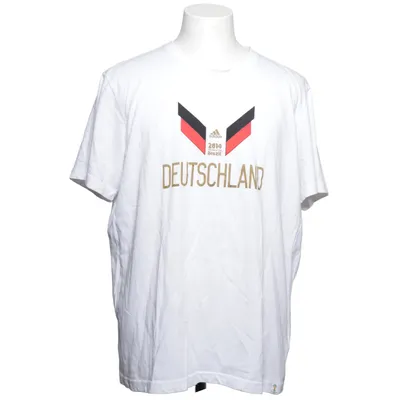 T-shirt (Wit, Zwart, Rood) van Adidas Katoen, Polyester