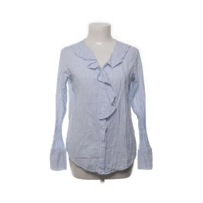 Bluse (Blå, Hvid) fra Hampton Republic Bomuld, Viscose