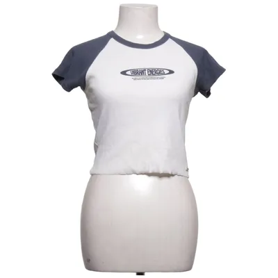 Baseball T-shirt (White, Blue) from Pacific Republic Pull & Bear
