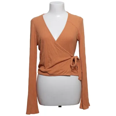 Blouse portefeuille (Marron) de Shiwi Élasthane, Polyester, Viscose