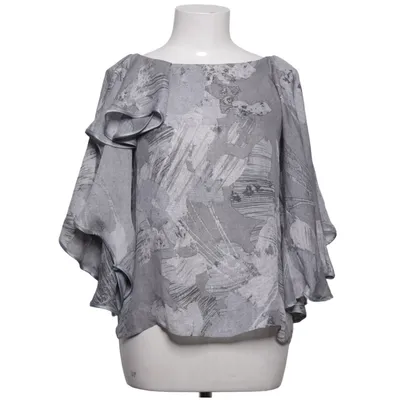 Top (Grå) fra Halston Heritage Elastan, Polyester, Silke