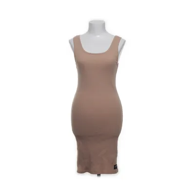 Jurk (Beige) van Dr. Denim Katoen, Elastaan