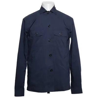 Overshirt (Blue) from Eton Cotton, Polyamide