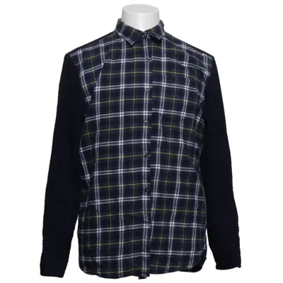 Chemise en flanelle (Bleu, Vert, Jaune) de Giordano Coton
