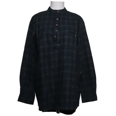 Flannel skjorte (Blå, Grøn) fra Lee Valley Bomuld