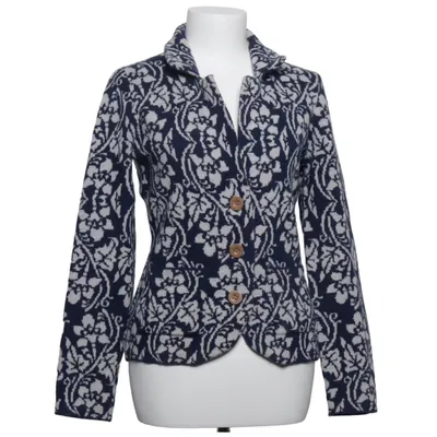 Cardigan (Bleu, Blanc) de Rosebud Polyamide, Laine