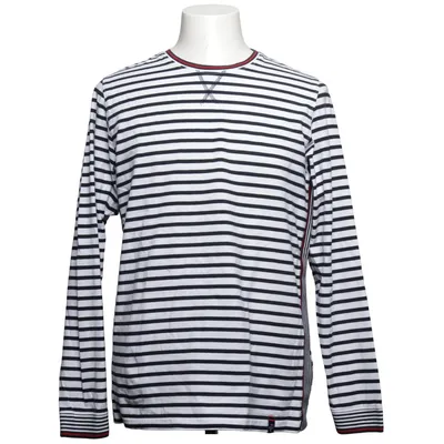 Langarmshirt (Weiß, Blau) von Pelle P Baumwolle, Elasthan