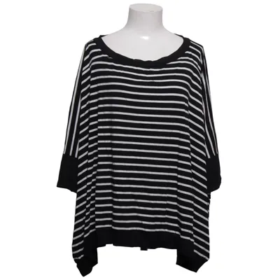 Top (Zwart, Wit) van Mat. Elastaan, Viscose