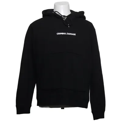Hættetrøje (Sort) fra Criminal Damage Bomuld, Polyester