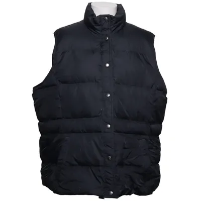 Down vest (Black) from Lands' End Down, Feather, Polyamide
