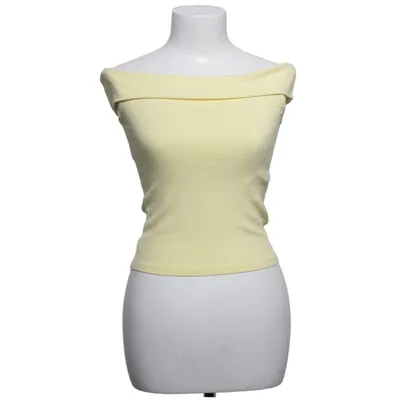 Top tube (Jaune) de Stradivarius Élasthane, Viscose