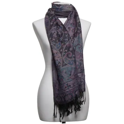 Scarf (Purple, Multicolored) from Pashmina Cashmere