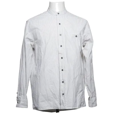 Henley Shirt (Weiß, Blau) von Lee Valley Baumwolle
