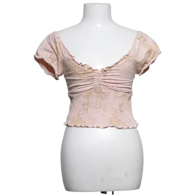 Crop top (Rosa, Brun) från Kimchi Blue Bomull, Elastan, Polyester