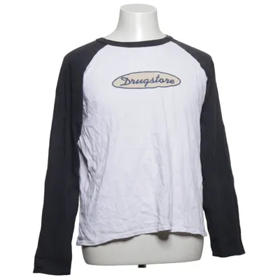 Maillot de baseball (Blanc, Noir) de Drug Store`s Coton