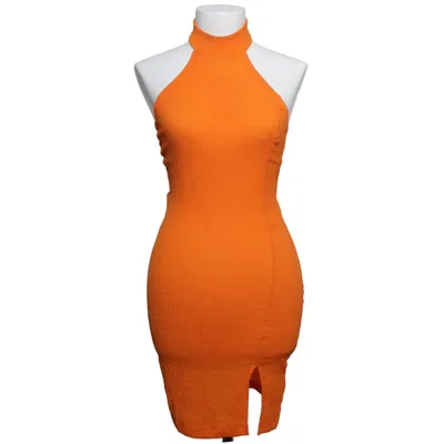 Halterneckklänning (Orange) från Melissa Bentsen x NA-KD Elastan, Polyester