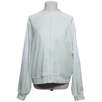 Träningsjacka (Vit) från Adidas Bomull, Elastan, Återvunnen polyester