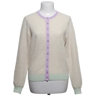 Cardigan (Beige, Lila, Groen) van Zara Linnen, Polyester