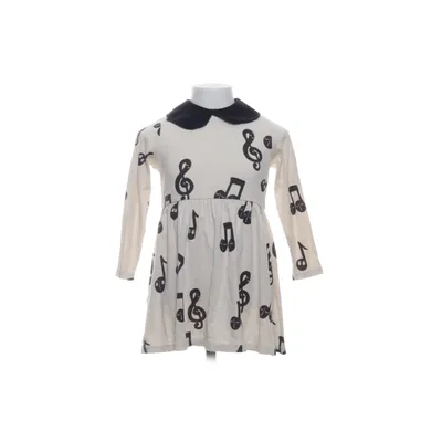 Hood dress (Beige, Black) from Mini Rodini Organic cotton