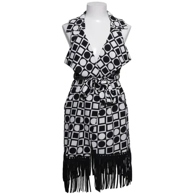 Wrap dress (Black, White) from Hip Hop Elastane, Polyester