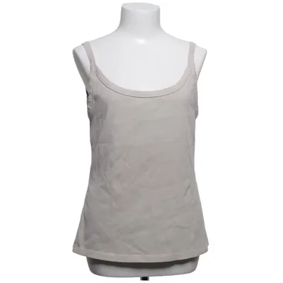 Tank­top (Grau, Beige) von H&M Basic Baumwolle, Elasthan