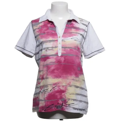 Poloshirt (Wit, Meerkleurig) van Alessa W Collection Katoen, Elastaan