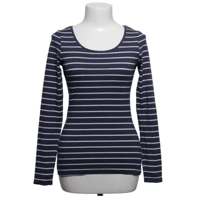 Lange mouwen shirt (Blauw, Wit) van Clockhouse Katoen, Elastaan, Polyester