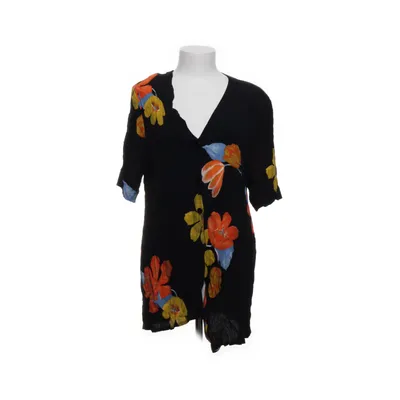 Kortärmad skjorta (Svart, Flerfärgad) från Spader Dam Viskos