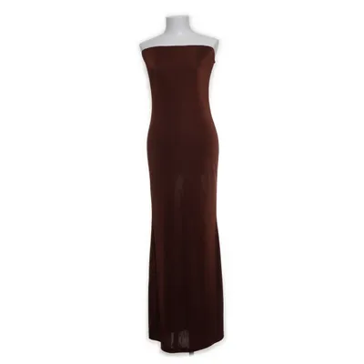 Maxi jurk (Bruin) van NA-KD Elastaan, Polyester