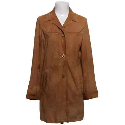 Leather coat (Brown) from Pellitalia Leather, Viscose