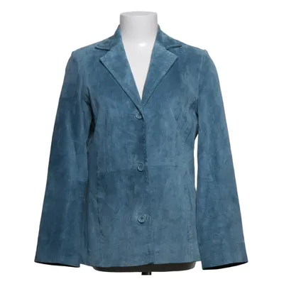 Læderblazer (Blå) fra Cassandra Læder, Polyester