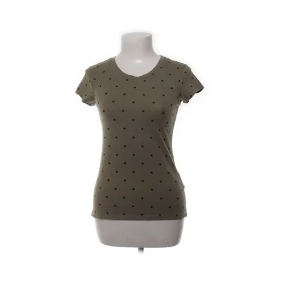 T-shirt (Grøn, Sort) fra Clockhouse by C&A Bomuld, Elastan