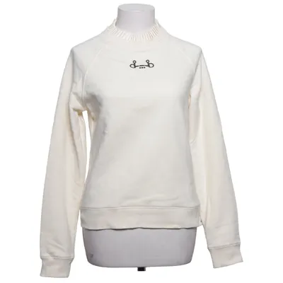 Collegetröja (Vit) från CRW Bomull, Polyester