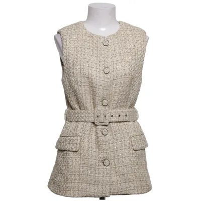 Outer vest (Beige) from Zara Acetate