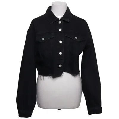 Denim jacket (Black) from NA-KD Cotton