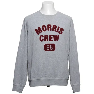 Collegetröja (Grå, Röd) från Morris Gent's Bomull