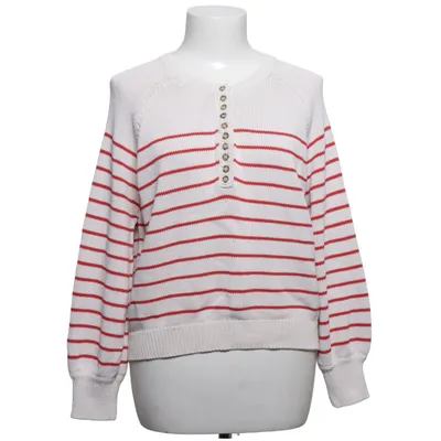 Sweater (Beige, Red) from La Maille Sézane Organic cotton, Polyester