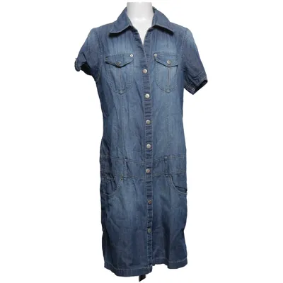 Denim dress (Blue) from & NOW Cotton