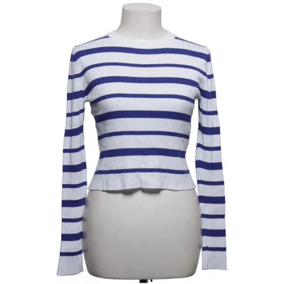 Sweater (Blue, White) from Twill Polyamide, Viscose